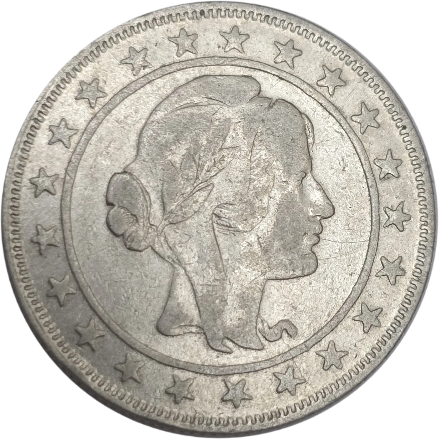 سکه برزیل 2000 ریس برزیل 1927